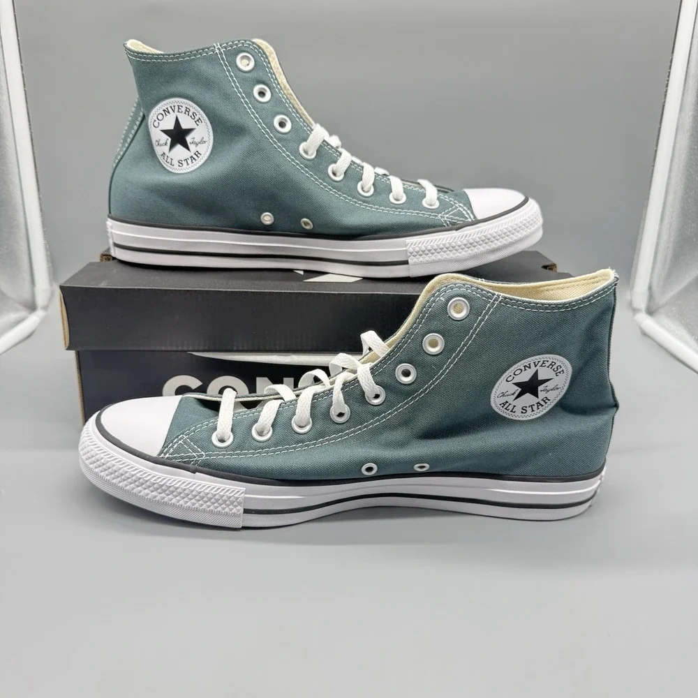 Converse CTAS Hi True Nature Green‎ Men's 13 / Women's 15 Canvas Sneakers - Picture 2 of 8